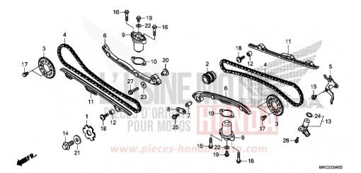 CHAINE A CAMES/TENDEUR GL1800DAK de 2019